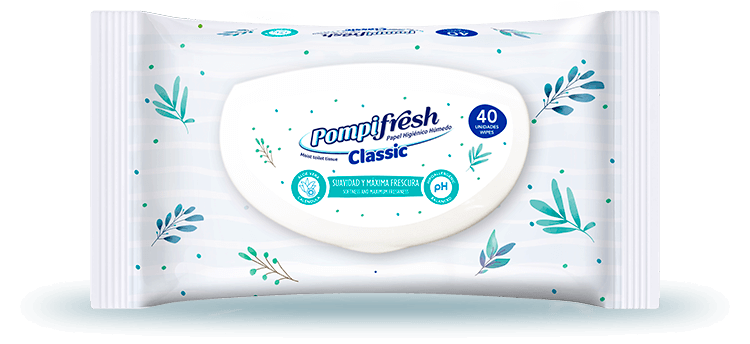 Pompifresh - Papel higiénico húmedo