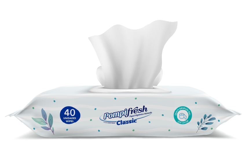 Pompifresh - Papel higiénico húmedo